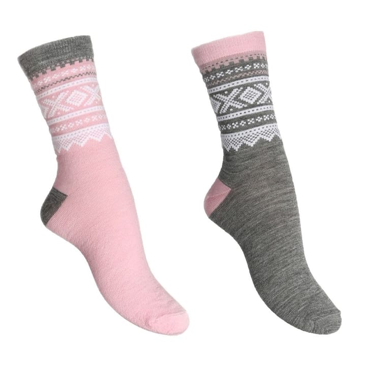 Marius Kids 2-pack Ullsokker Barn Lotus Pink /Grey Marius Kids