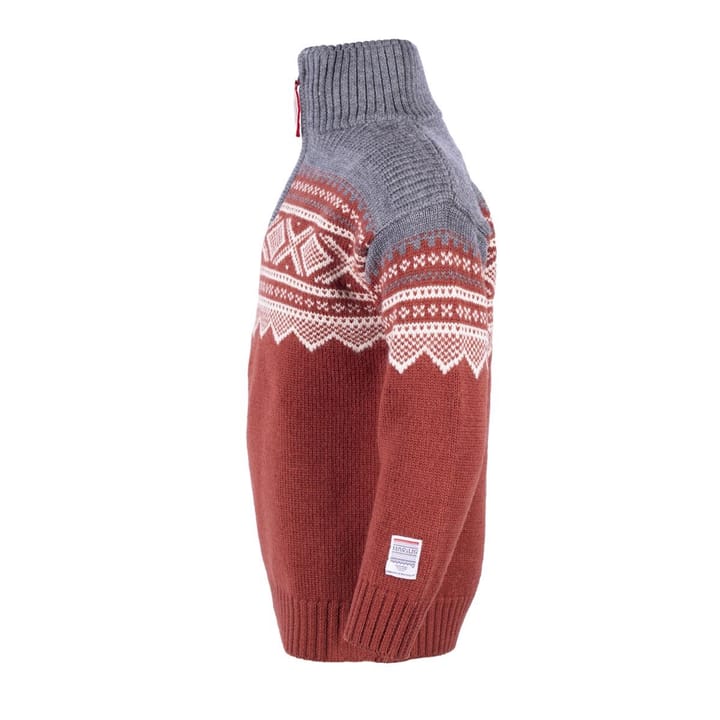 Marius Kids Kids' Wool Sweater with Zip Rust Marius Kids