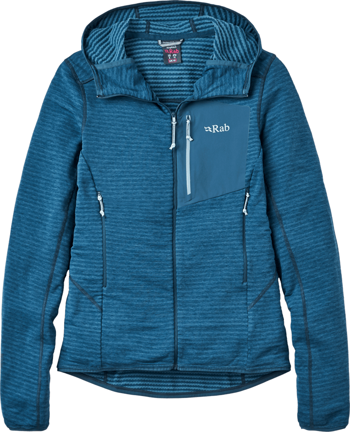 Rab Women's Ascendor Light Hoody Tempest Blue Rab