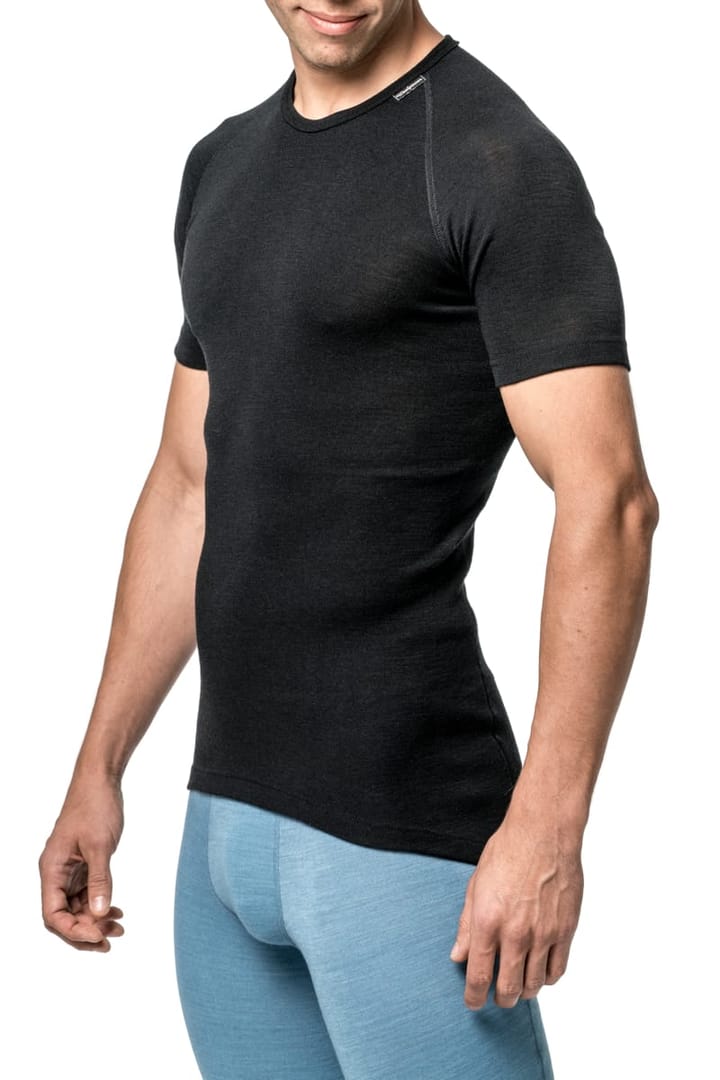 Woolpower Unisex Tee LITE Black Woolpower