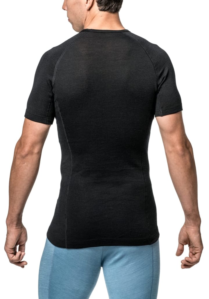 Woolpower Unisex Tee LITE Black Woolpower