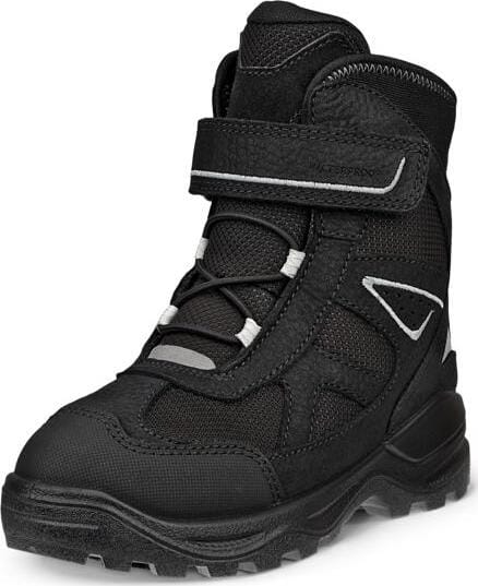 Ecco Kids' Snow Mountain 1s Waterproof Black/Black/Black Ecco