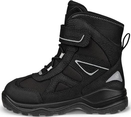 Ecco Kids' Snow Mountain 1s Waterproof Black/Black/Black Ecco