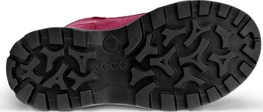 Ecco Kids' Snow Mountain 1s Waterproof Black/red Plum/dark Ruby Ecco