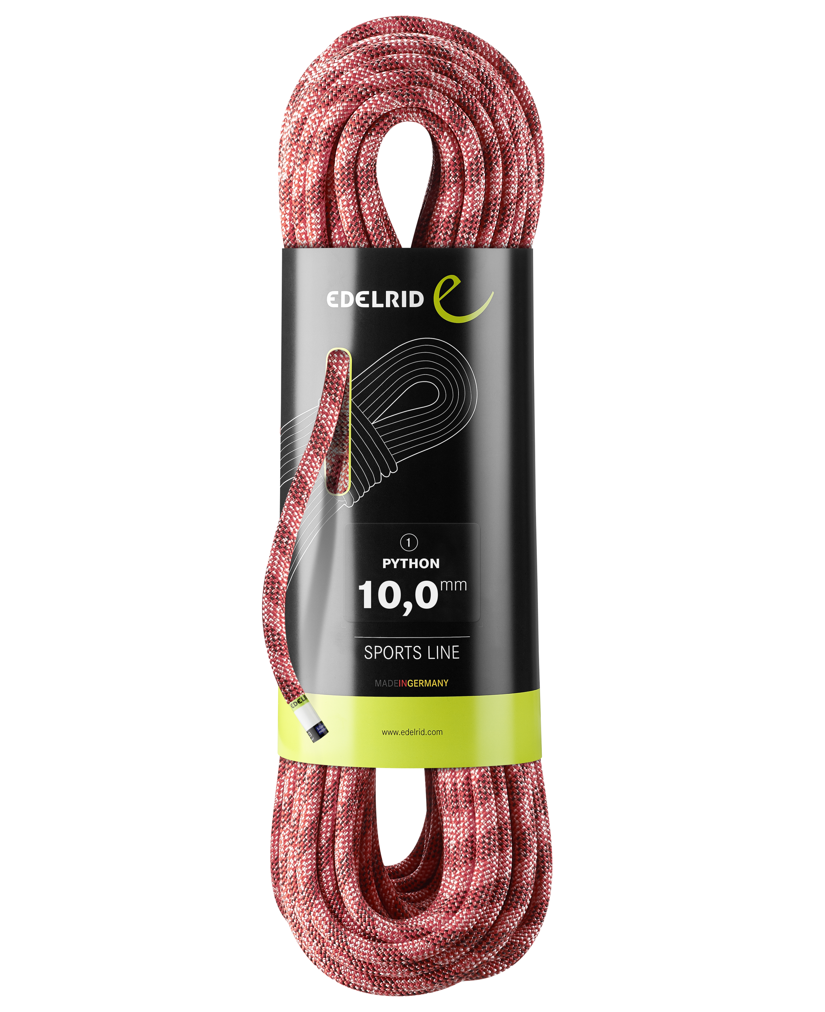 Edelrid Python 10,0mm Red Klatreutstyr 50M