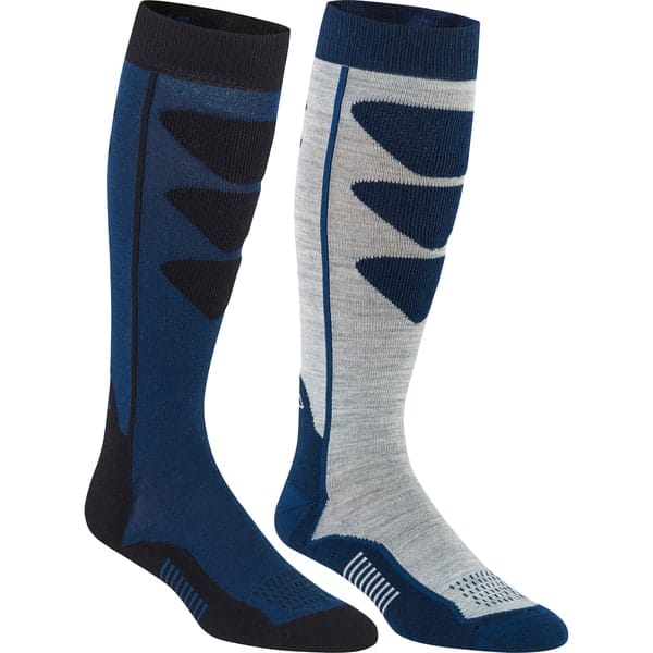 Bula Unisex Alpine Ski Sock 2-Pack Denim Bula Bula Unisex Alpine Ski Sock 2-Pack Denim Bula