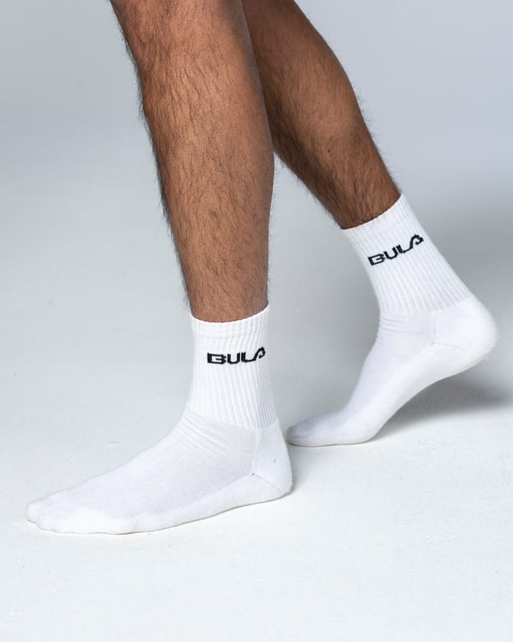 Bula Classic Socks 3pk White Bula