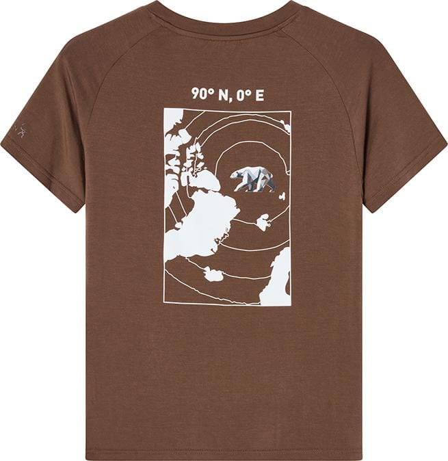 Isbjörn of Sweden Teens' Wild Peak Tee Chocolate Isbjörn of Sweden