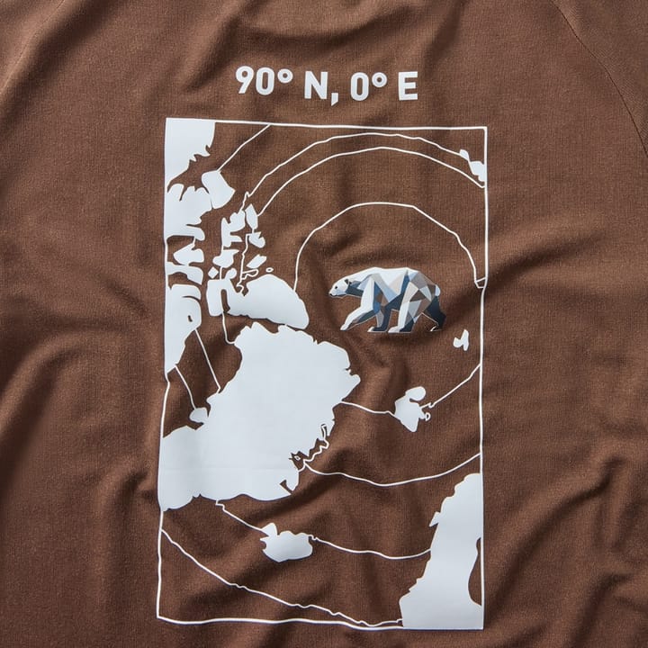 Isbjörn of Sweden Teens' Wild Peak Tee Chocolate Isbjörn of Sweden