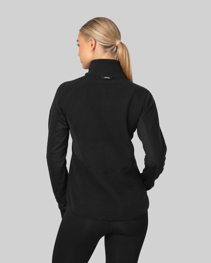Johaug Women's Fusion Pile Henley Black Johaug