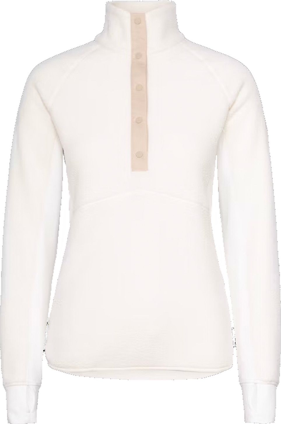 Johaug Women's Fusion Pile Henley Tofu White