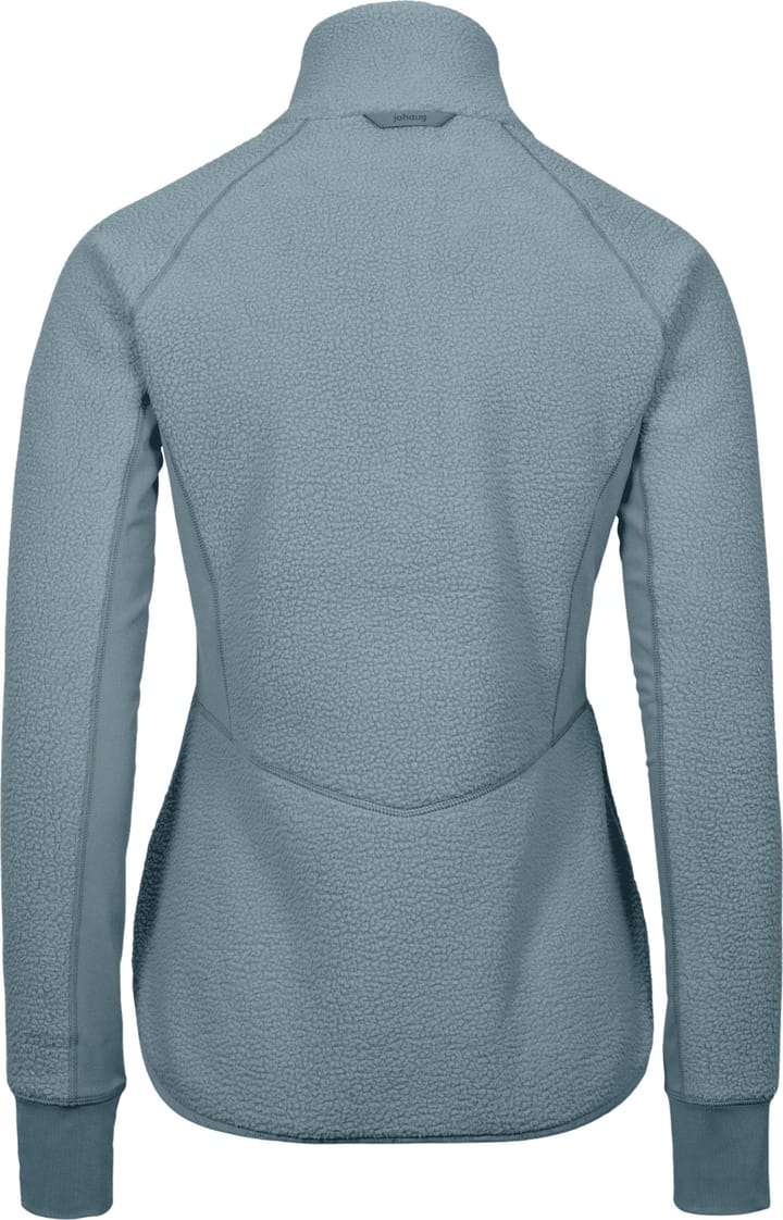 Johaug Women's Fusion Pile Henley Green/blue Johaug