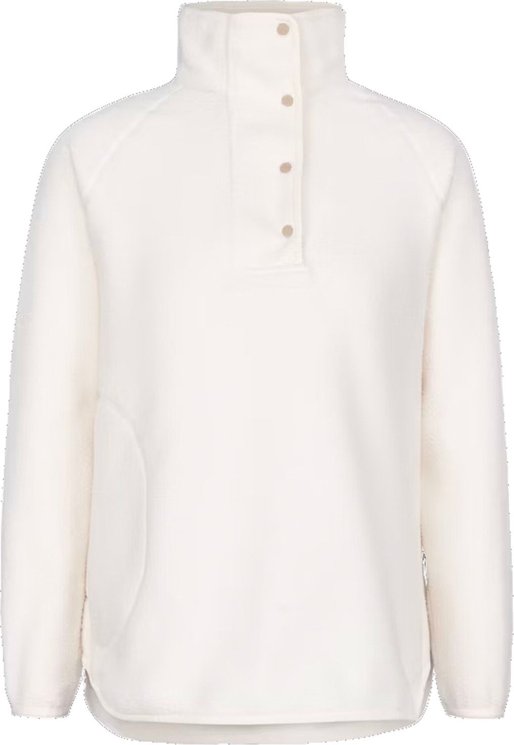 Johaug Women's Fusion Pile Oversized Henley Tofu White