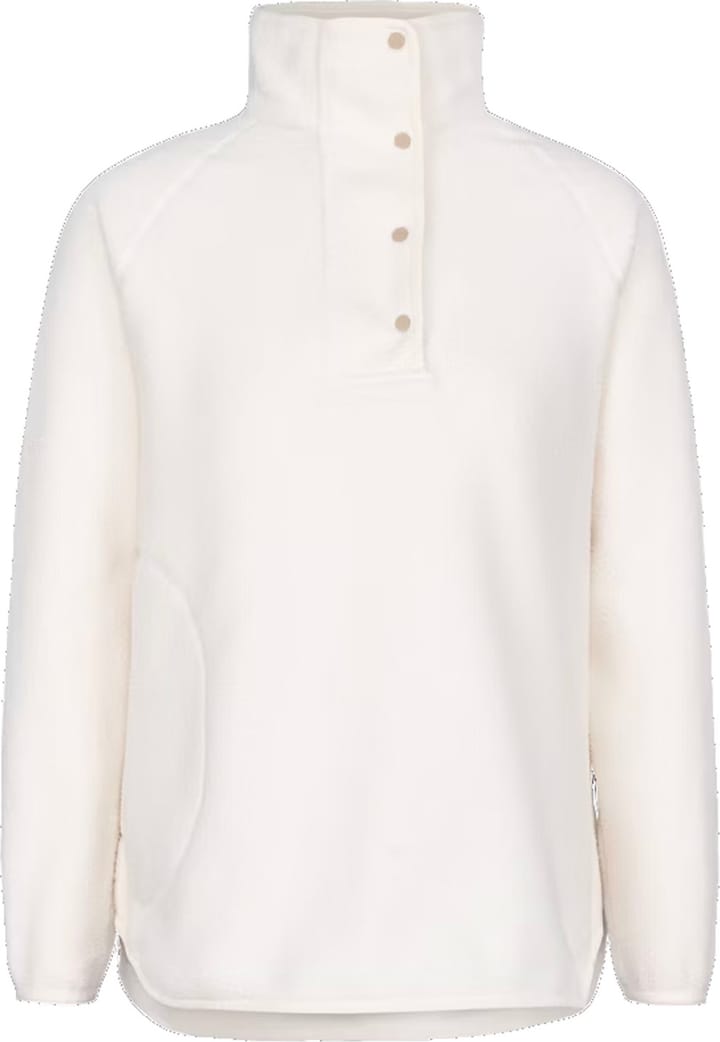 Johaug Women's Fusion Pile Oversized Henley Tofu White Johaug