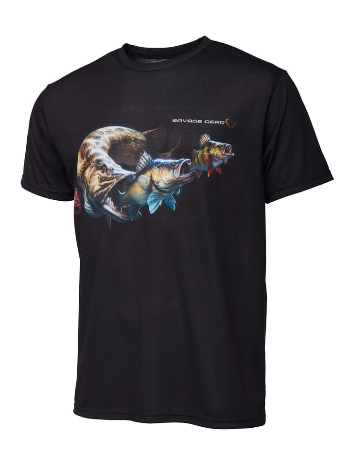 Savage Gear Savage Gear Cannibal T-Shirt Blue Savage Gear Savage Gear Savage Gear Cannibal T-Shirt Blue Savage Gear