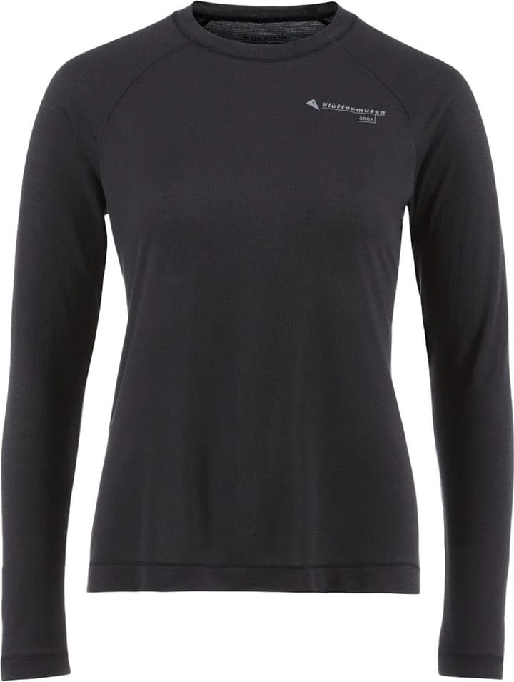 Klättermusen Women's Groa Longsleeve Tee Raven Klättermusen