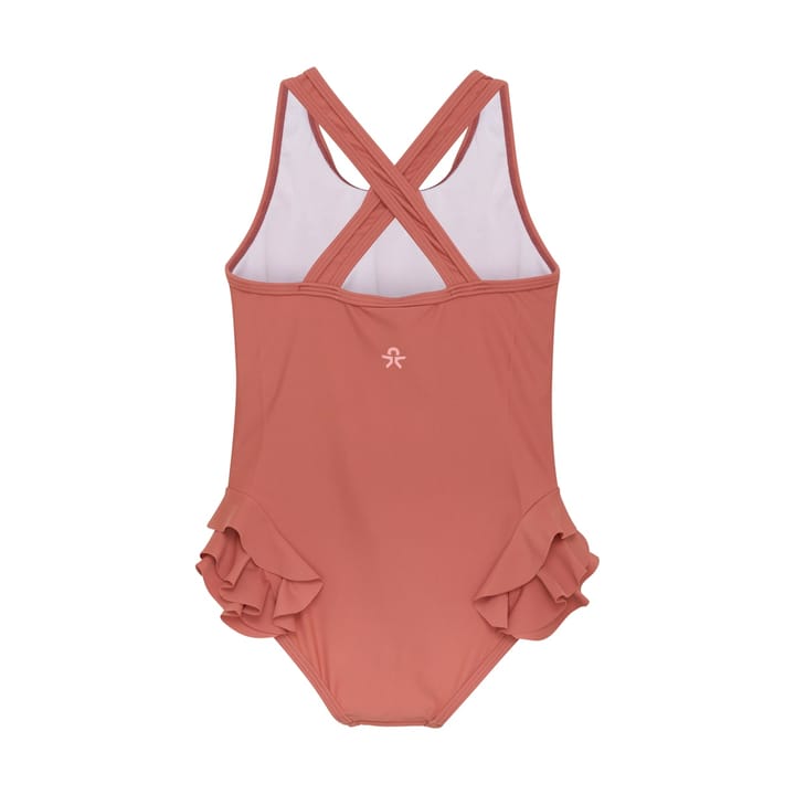 Color Kids Swimsuit W. Application Dusty Cedar Color Kids