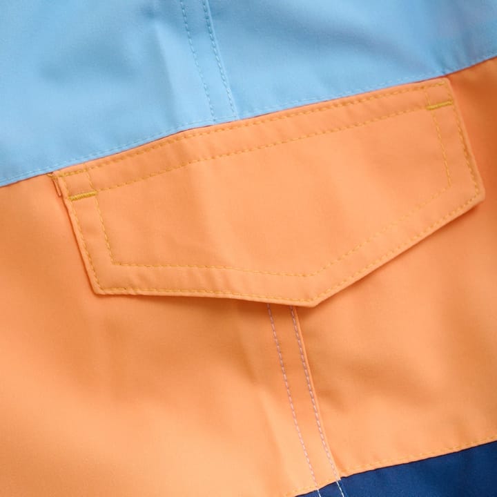 Color Kids Swim Long Shorts, Colorblock Tangerine Color Kids