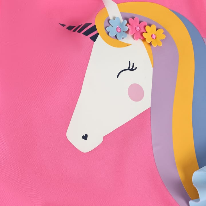 Color Kids Swimsuit W. Application Pink Lemonade Color Kids