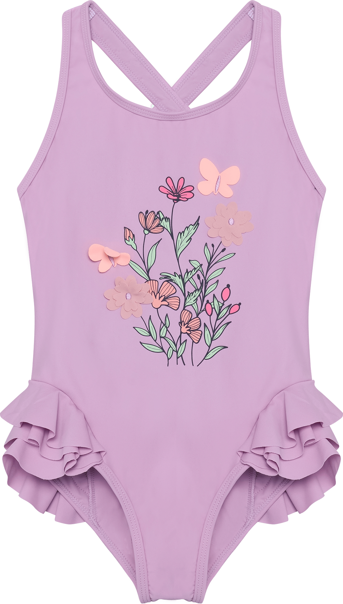 Color Kids Kids' Swimsuit With Application Lavender Mist