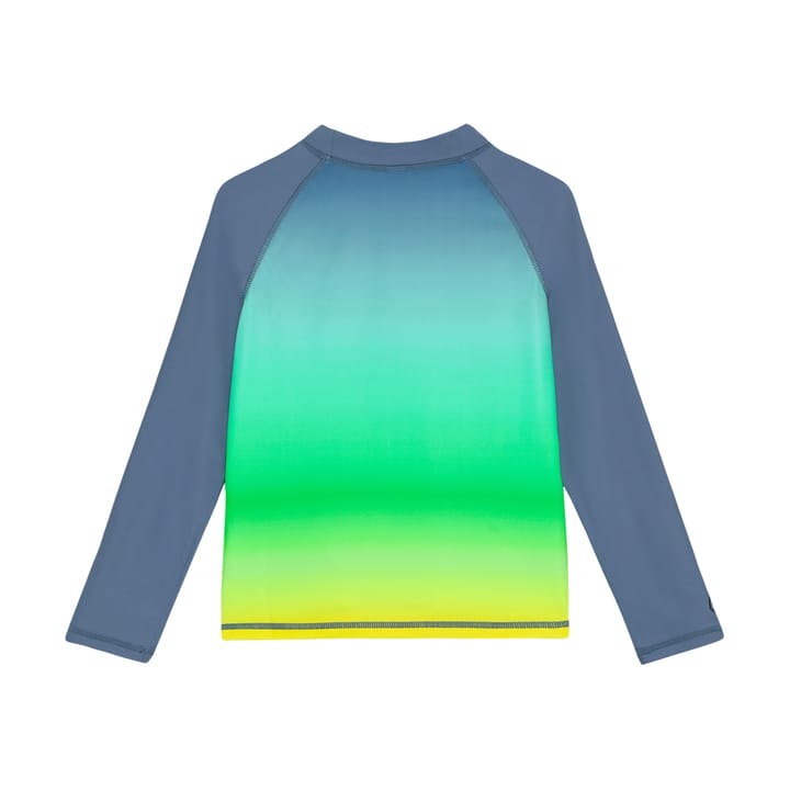 Color Kids T-Shirt L/S W. Chest Print Coronet Blue Color Kids