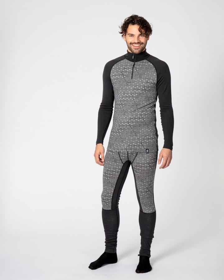 Bula Geo Merino Wool Halfzip Dgrey Bula Bula Geo Merino Wool Halfzip Dgrey Bula
