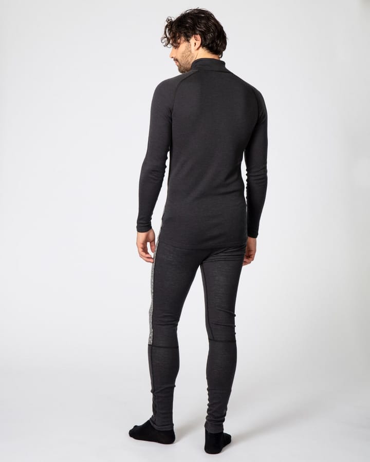 Bula Geo Merino Wool Halfzip Dgrey Bula