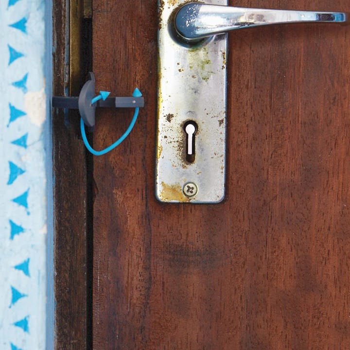 Lifeventure Travel Door Lock Black Lifeventure