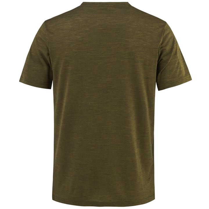 Bula Men's Pacific Solid Merino Wool Tee Moss Bula