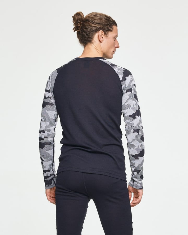 Bula Camo Merino Wool Crew Dgrey Bula