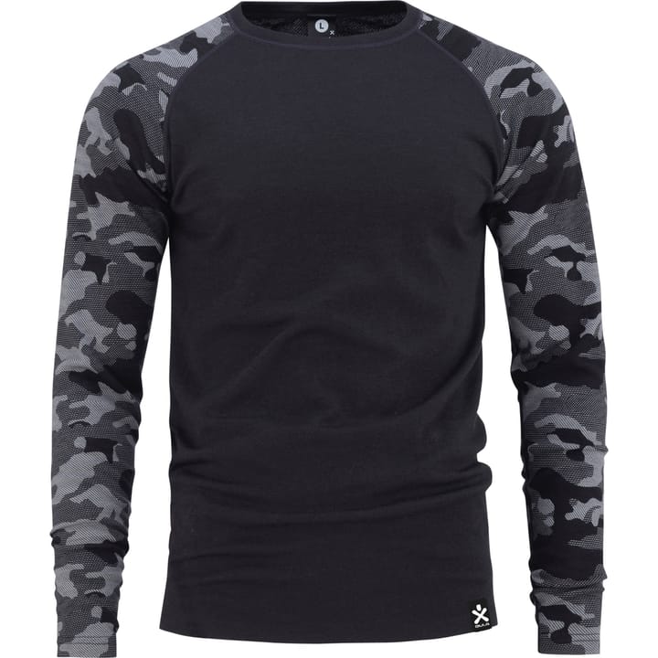 Bula Men's Camo Merino Wool Crew Dgrey Bula Bula Men's Camo Merino Wool Crew Dgrey Bula