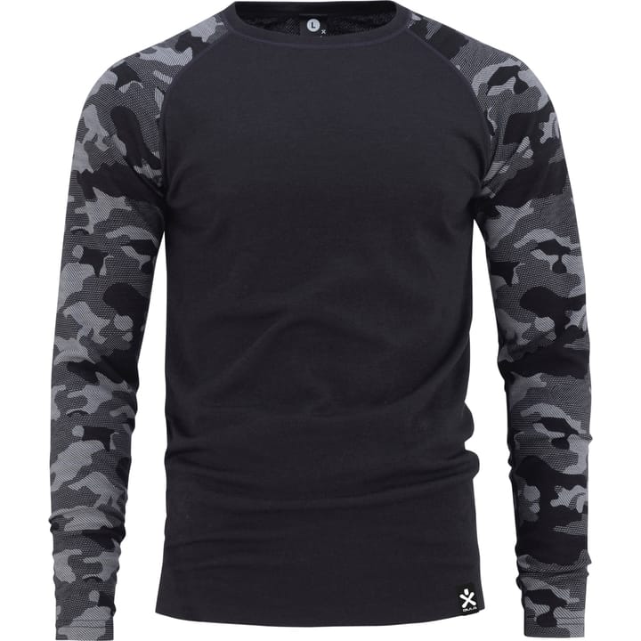 Bula Camo Merino Wool Crew Dgrey Bula