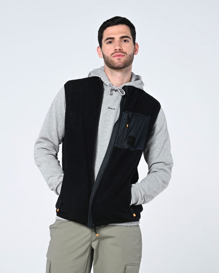 Bula Men's Basecamp Fleece Vest Black Bula