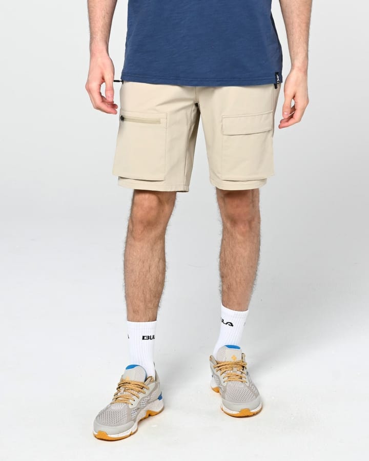 Bula Hike Softshell Shorts Chalk Bula