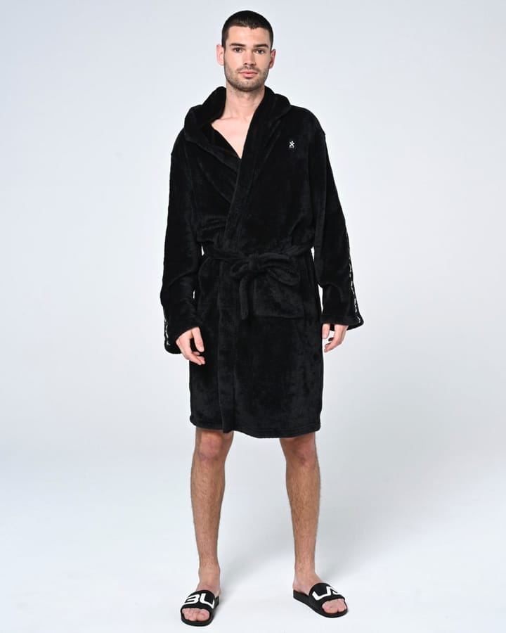 Bula Bula Beach Fleece Robe BLACK Bula