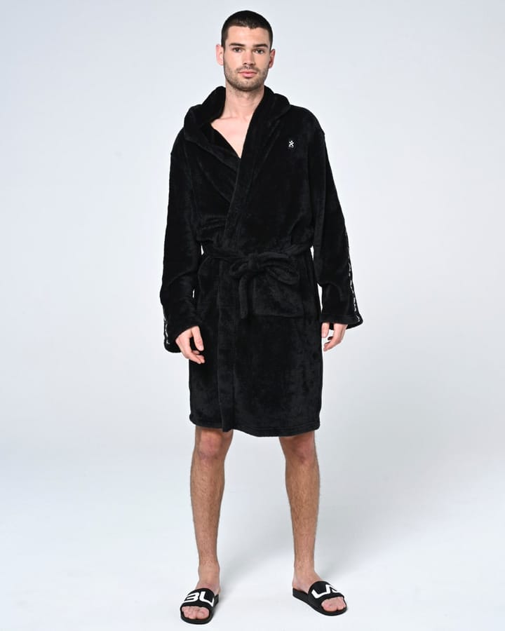 Bula Beach Fleece Robe Black Bula