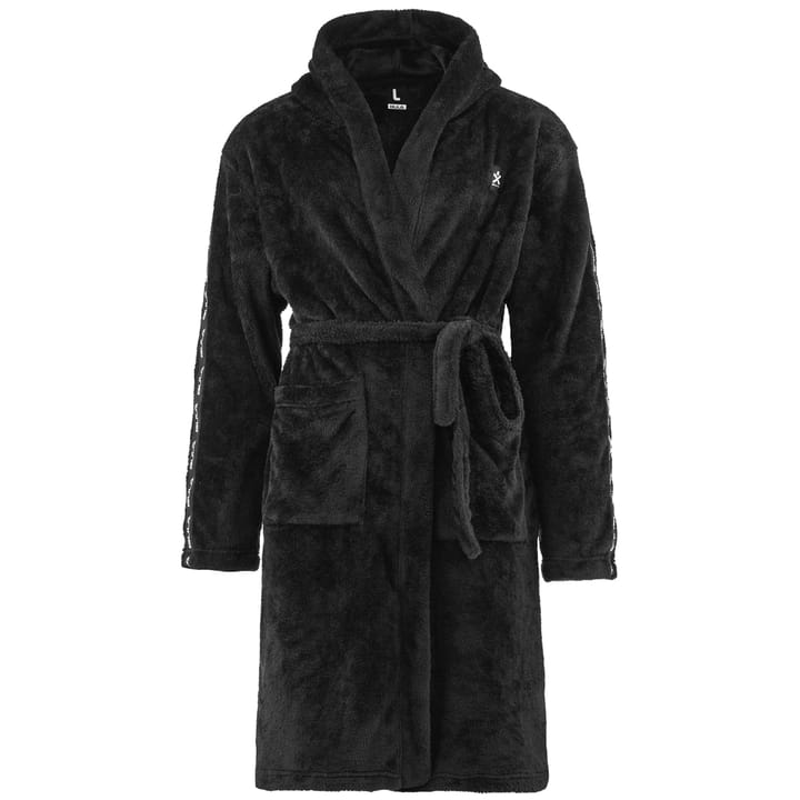 Bula Beach Fleece Robe Black Bula