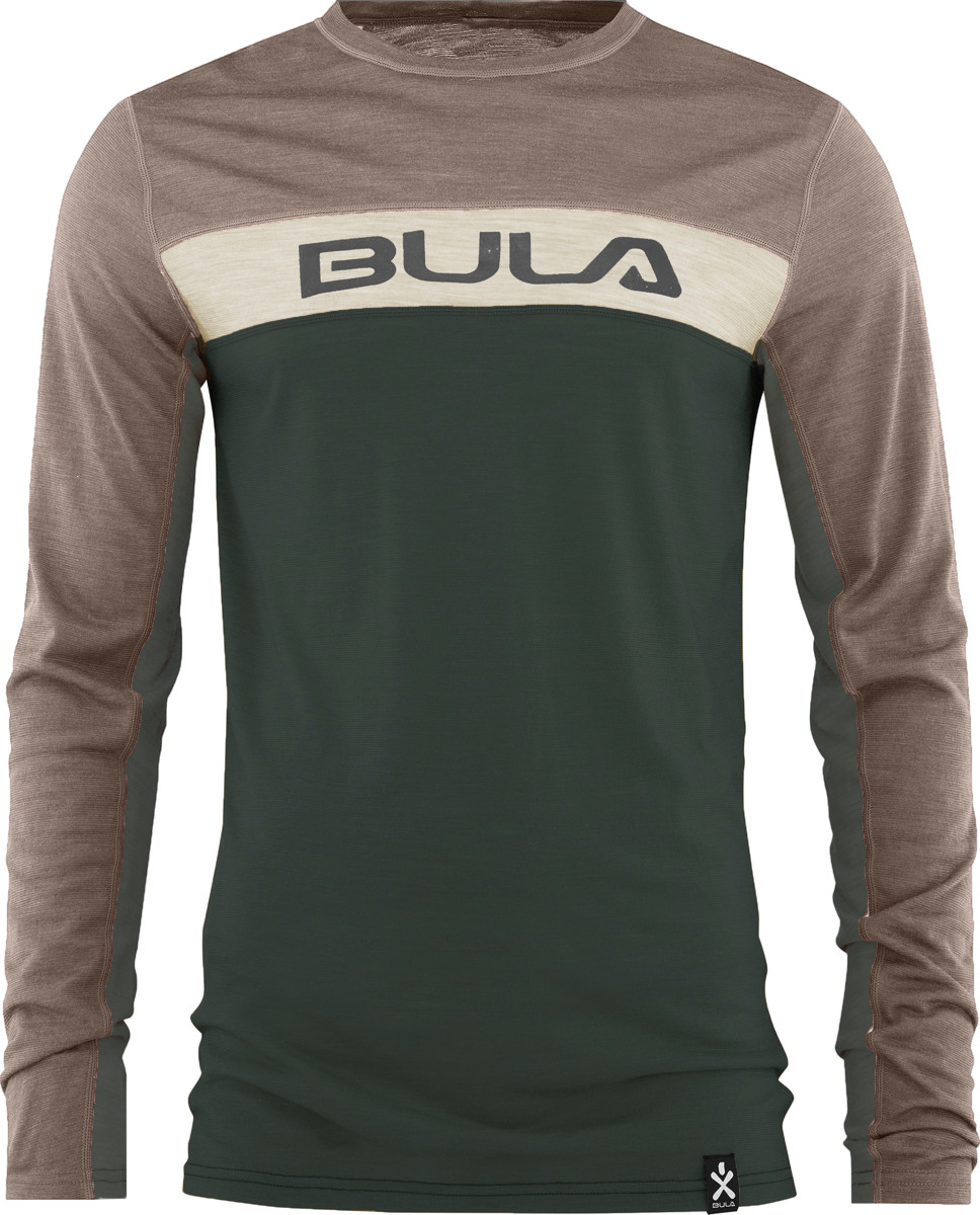 Bula Men's Retro Merino Wool Crew Black