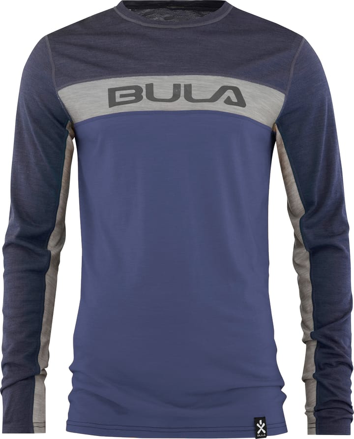 Bula Men's Retro Merino Wool Crew Sblue Bula