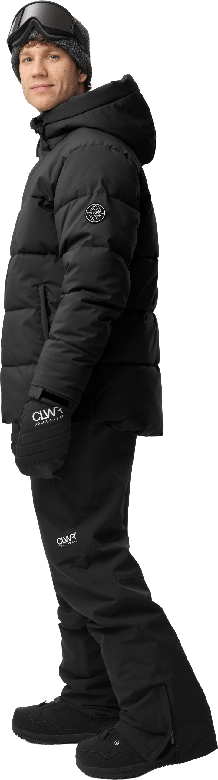 ColourWear Men's Pole Jacket Black ColourWear