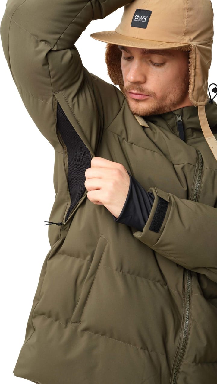 ColourWear Men's Pole Jacket Dark Olive ColourWear