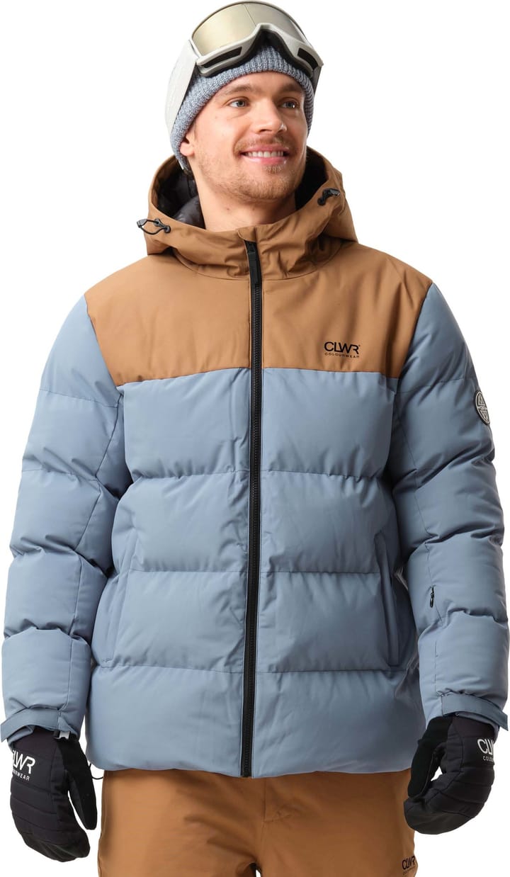 ColourWear Men's Pole Jacket Grey Blue ColourWear