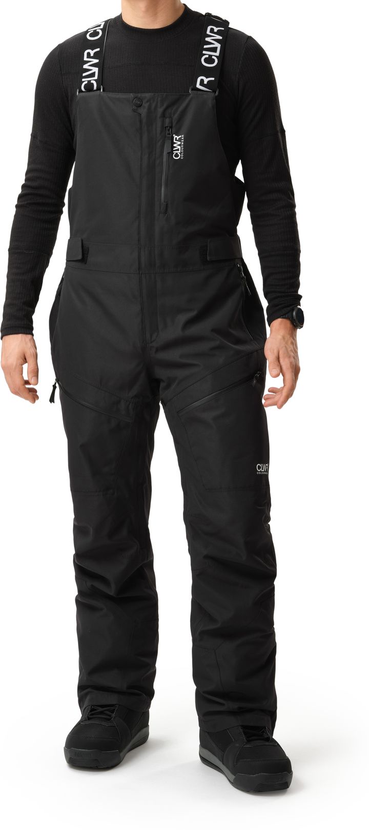 ColourWear Men's Slash Bib Pants Black ColourWear