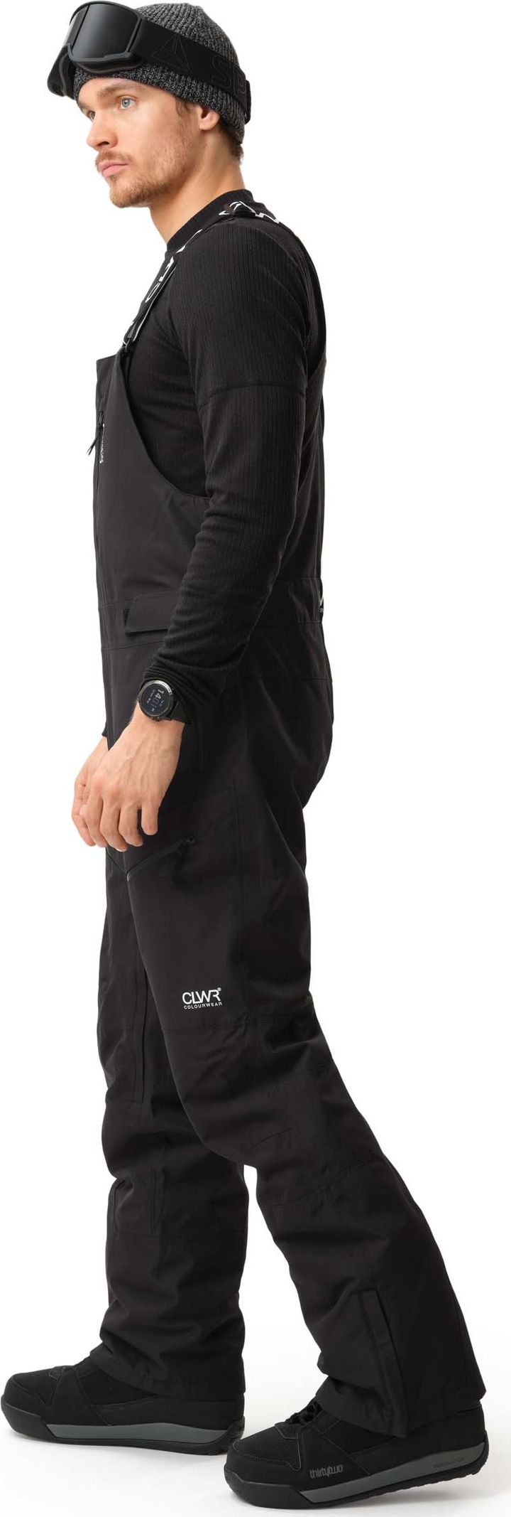 ColourWear Men's Slash Bib Pants Black ColourWear
