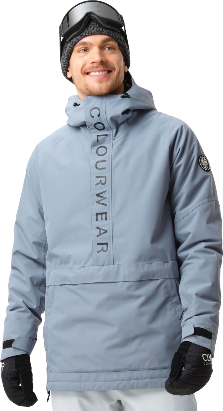 ColourWear Men's Signature Anorak Grey Blue ColourWear ColourWear Men's Signature Anorak Grey Blue ColourWear