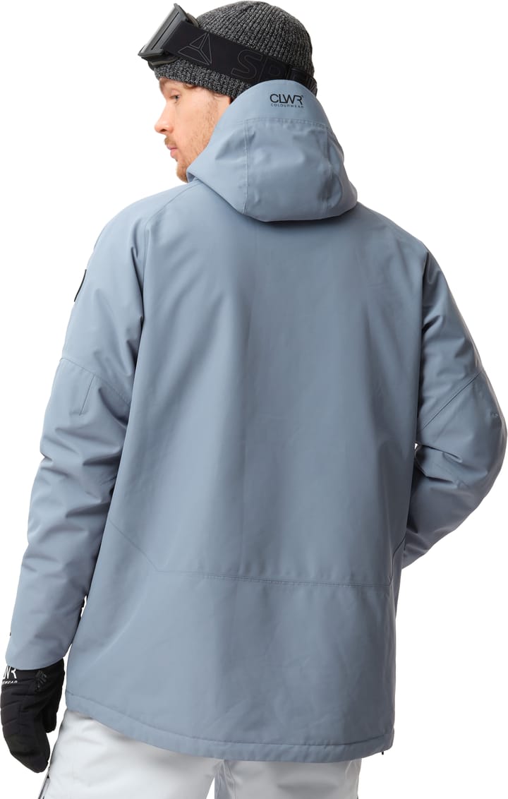 ColourWear Men's Signature Anorak Grey Blue ColourWear ColourWear Men's Signature Anorak Grey Blue ColourWear