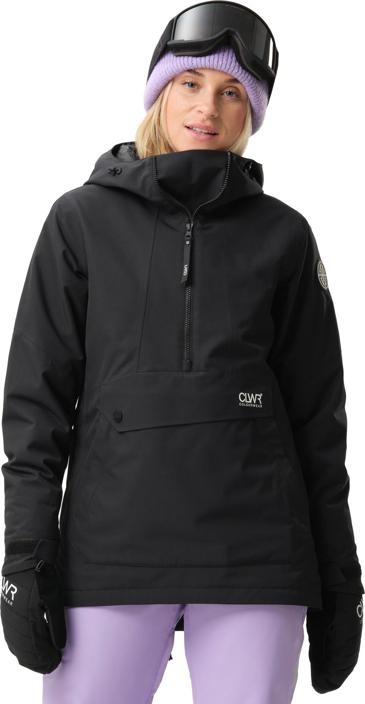 ColourWear Women's Homage Anorak 2.0 Black ColourWear ColourWear Women's Homage Anorak 2.0 Black ColourWear