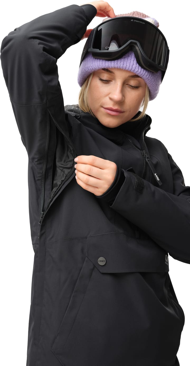 ColourWear Women's Homage Anorak 2.0 Black ColourWear