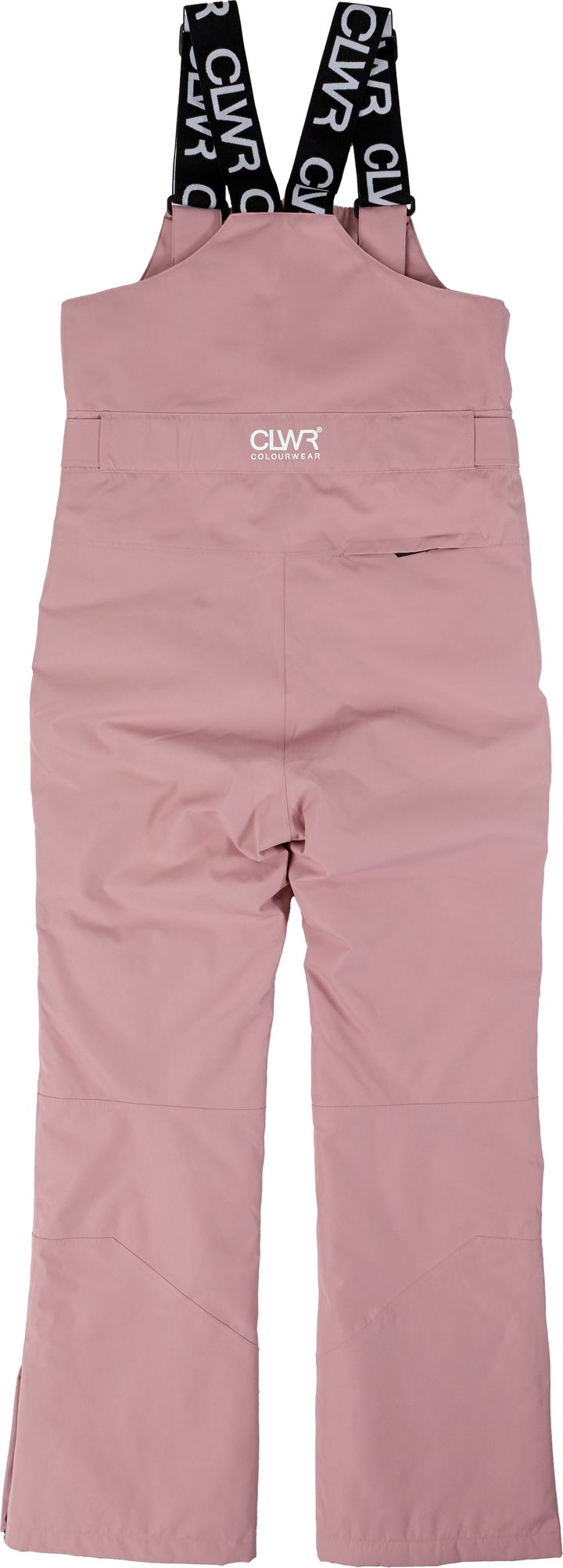 ColourWear Women's Slash Bib Pants Dark Rose ColourWear