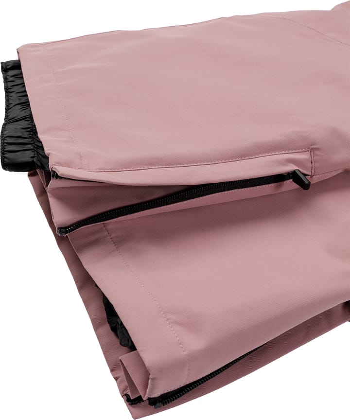 ColourWear Women's Slash Bib Pants Dark Rose ColourWear